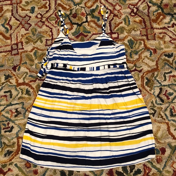 TOTEM Striped Summer Strap Dress in Size M/L - Picture 1 of 7